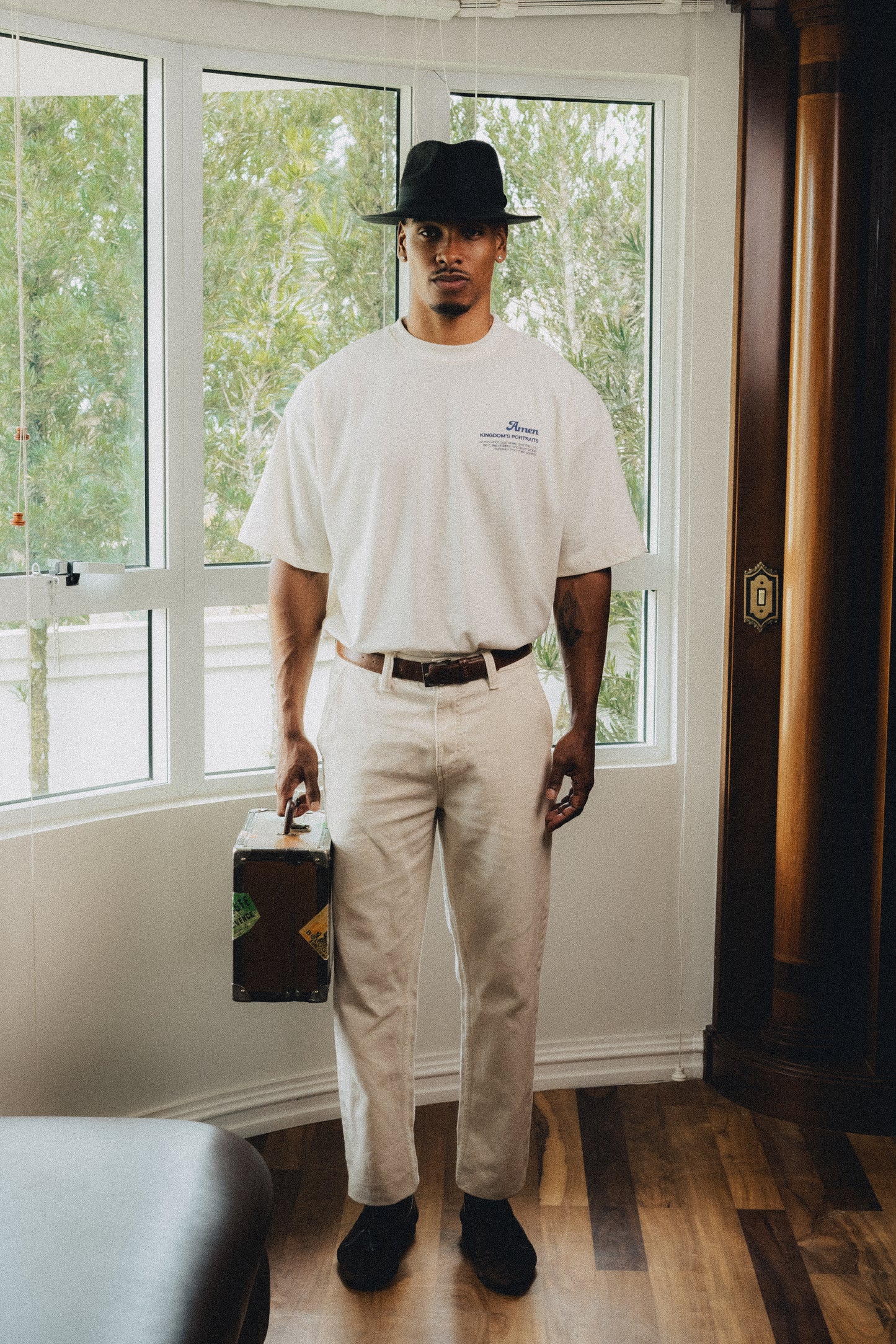 CAMISETA JESUS ​​OFF WHITE I JUST WANT TO BE LIKE
