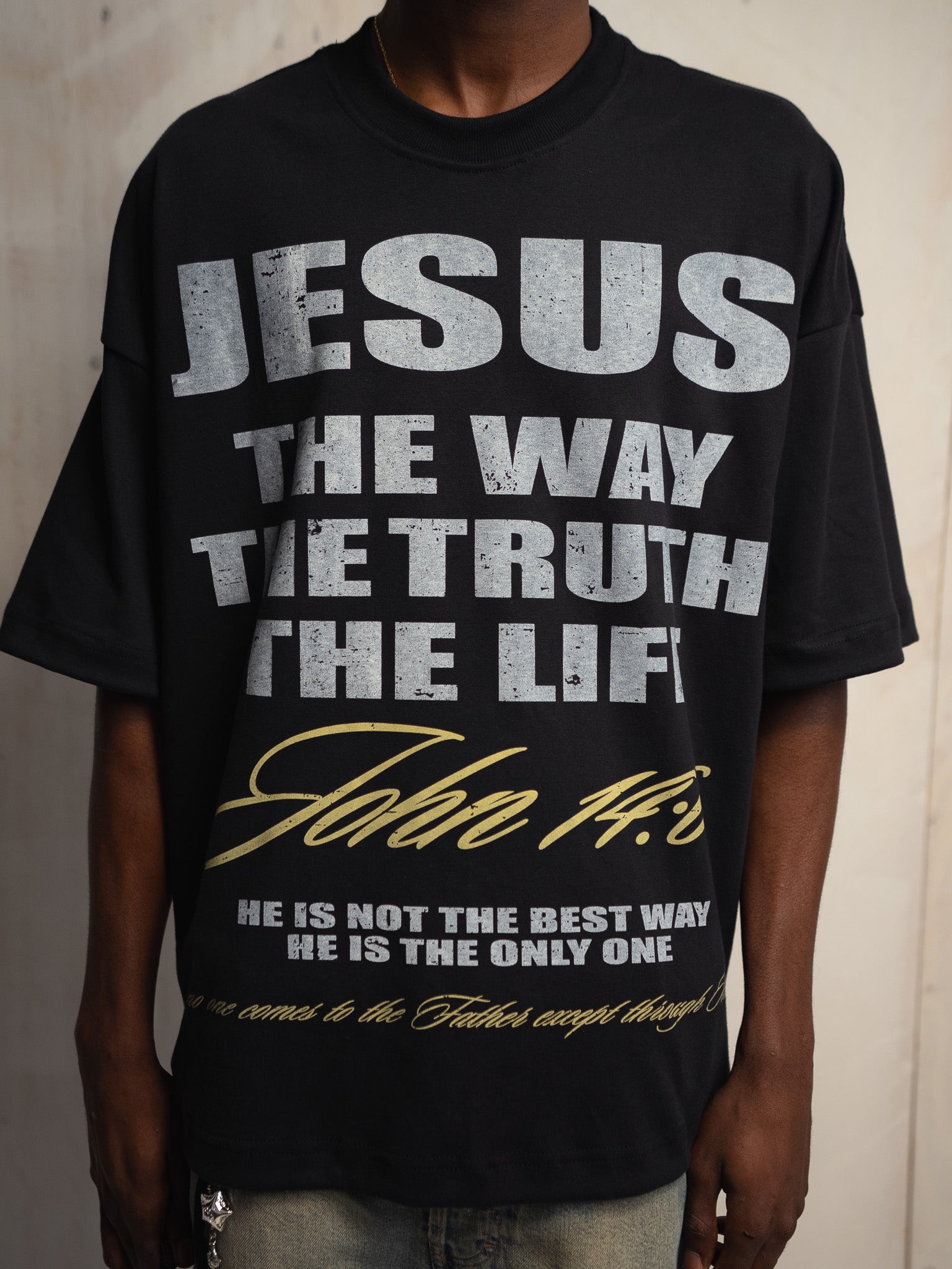 JOHN 14:6 BLACK T-SHIRT
