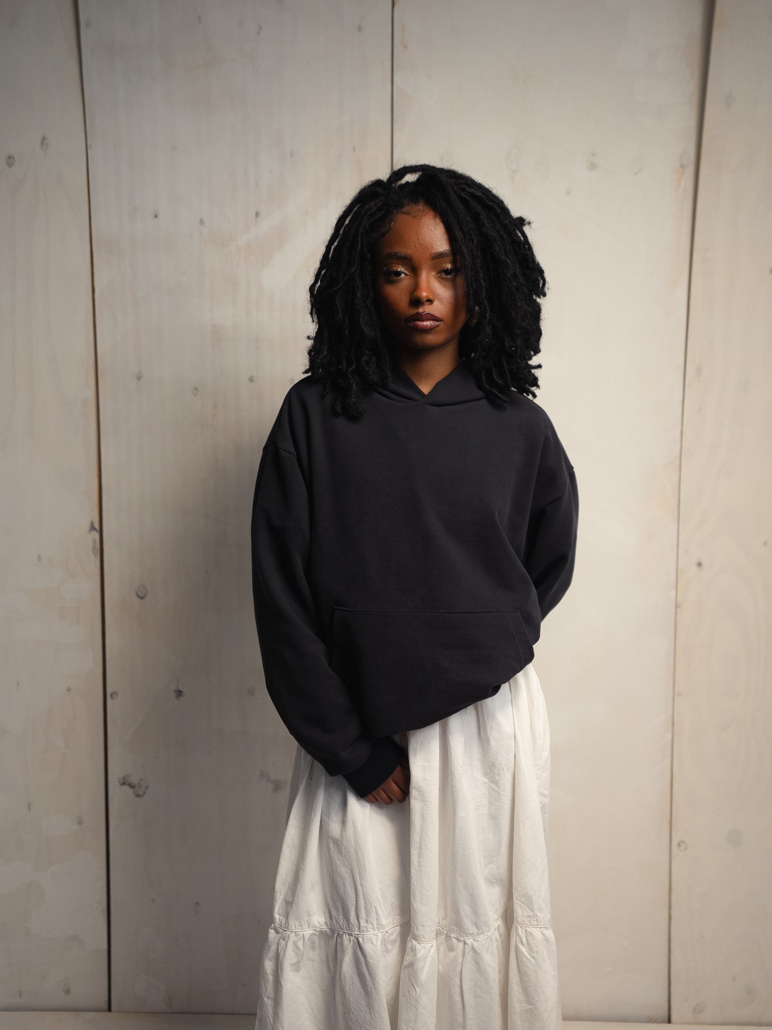 GOD IS NOT A RELIGION WASHED BLACK SWEATSHIRT