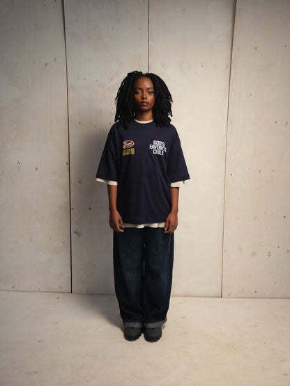 GOD'S FAVORITE CHILD NAVY T-SHIRT