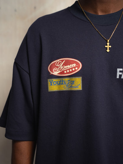 GOD'S FAVORITE CHILD NAVY T-SHIRT