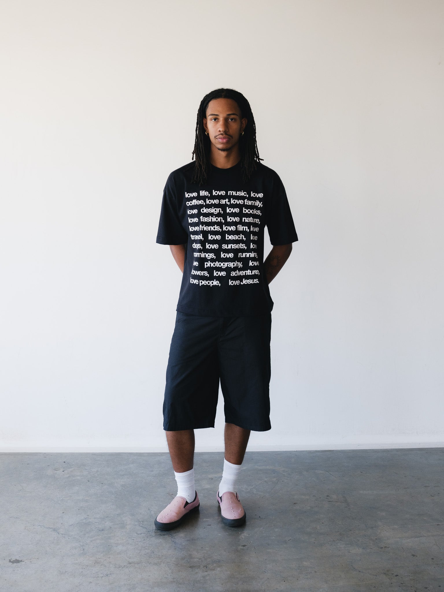 PSALMS 23:4 HEAVY BONE WHITE T-SHIRT