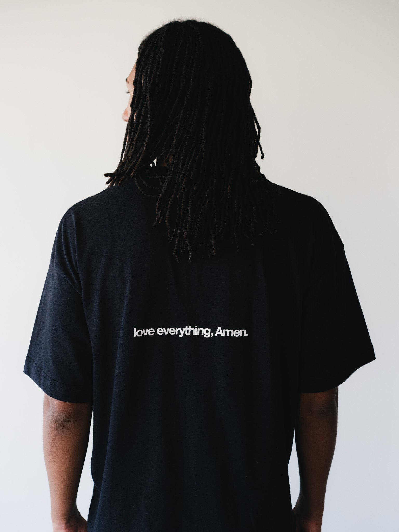 PSALMS 23:4 HEAVY BONE WHITE T-SHIRT