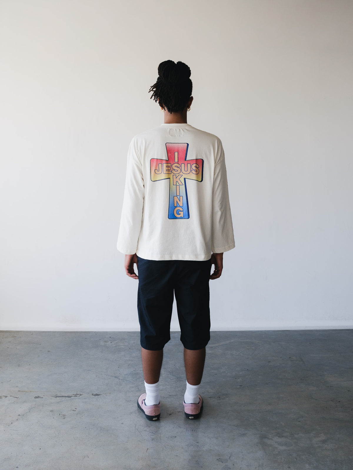 PSALMS 23:4 HEAVY BONE WHITE T-SHIRT