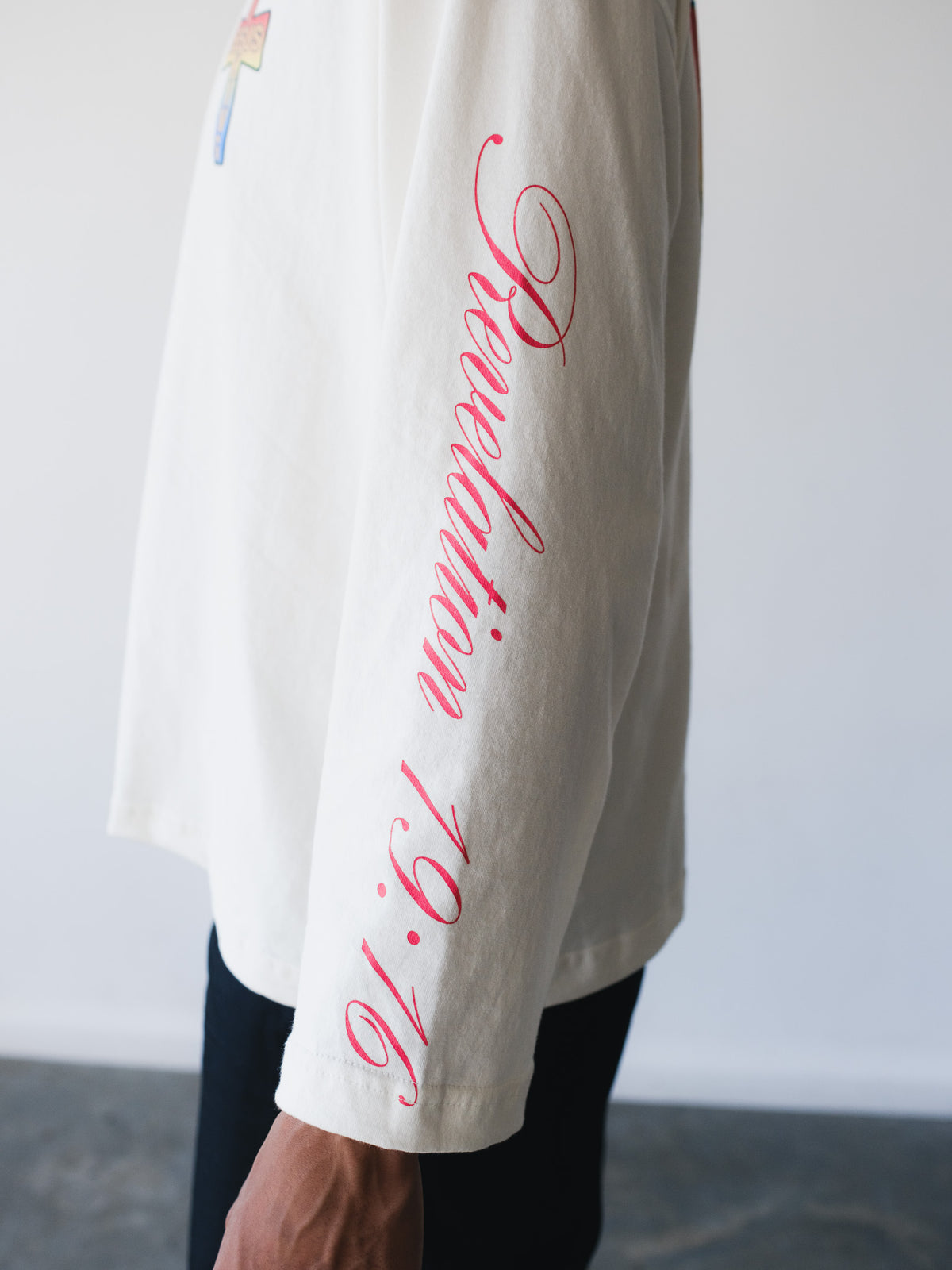 PSALMS 23:4 HEAVY BONE WHITE T-SHIRT