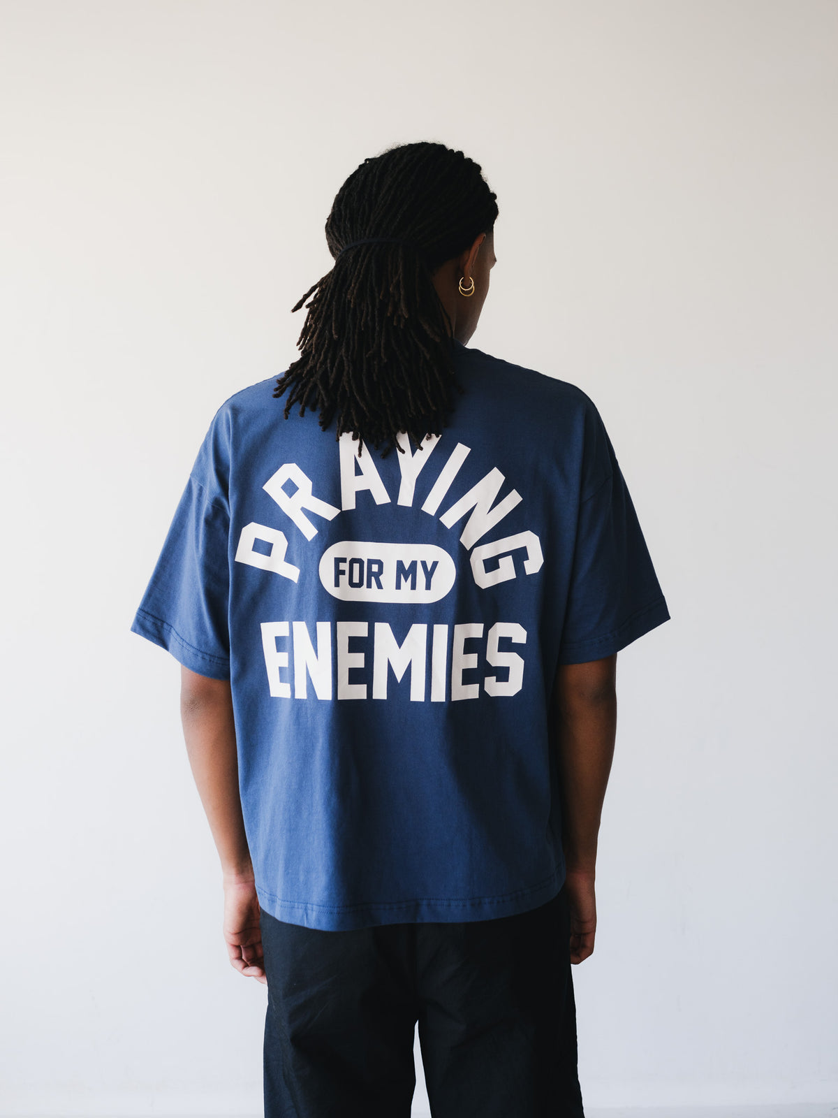 PSALMS 23:4 HEAVY BONE WHITE T-SHIRT