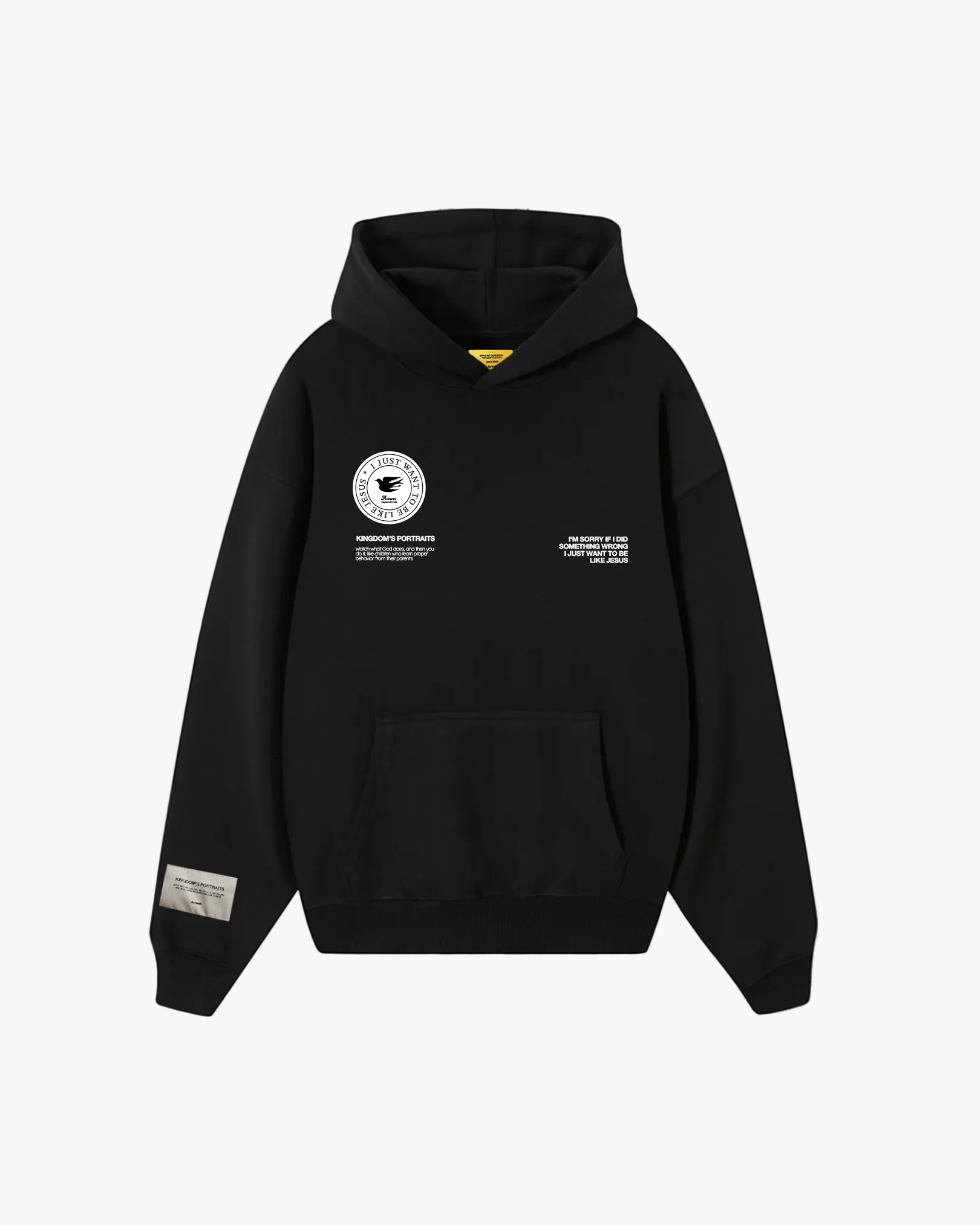 BLACK I'M SORRY SWEATSHIRT