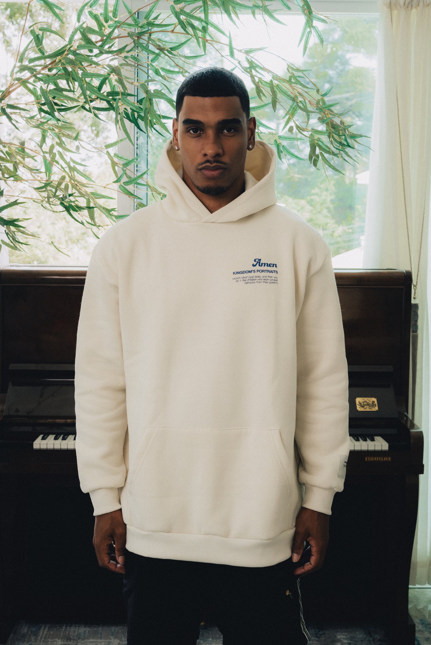 [PRÉ-VENDA] MOLETOM OFF WHITE I JUST WANT TO BE LIKE JESUS