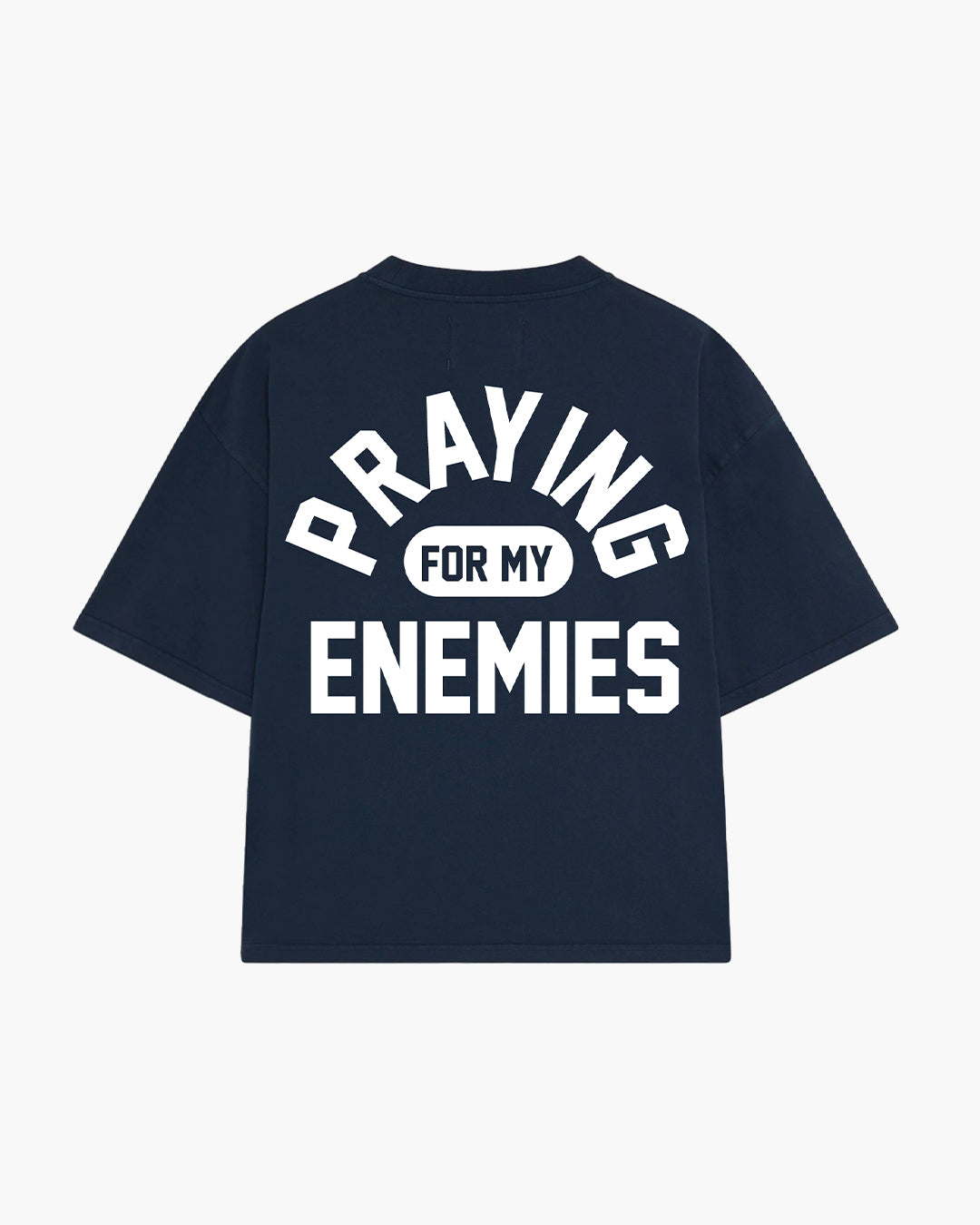 PSALMS 23:4 HEAVY BONE WHITE T-SHIRT