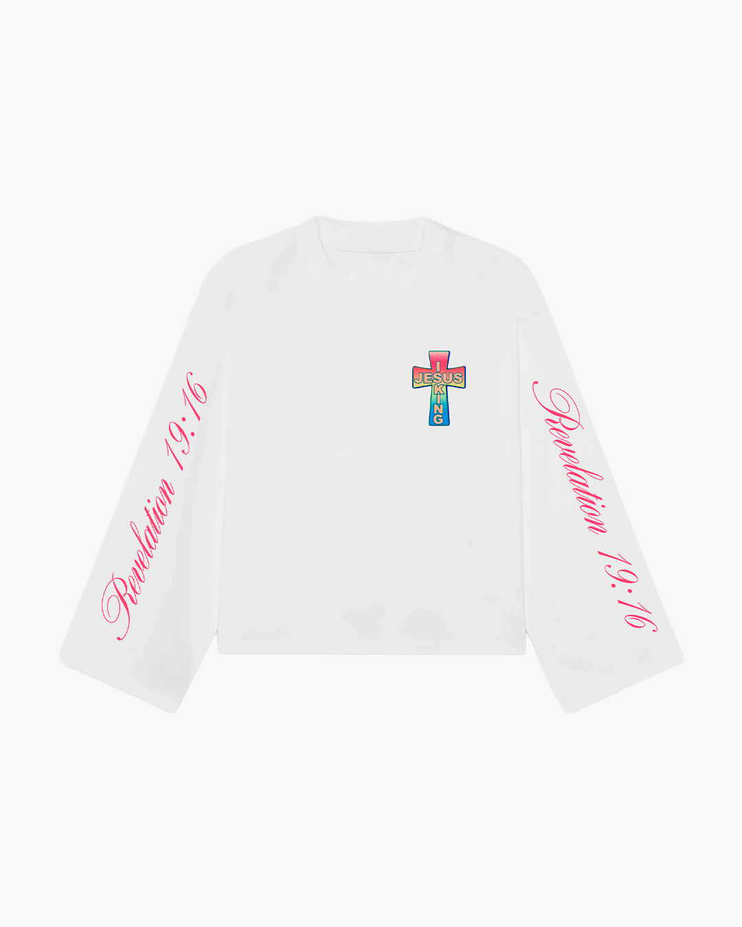 PSALMS 23:4 HEAVY BONE WHITE T-SHIRT