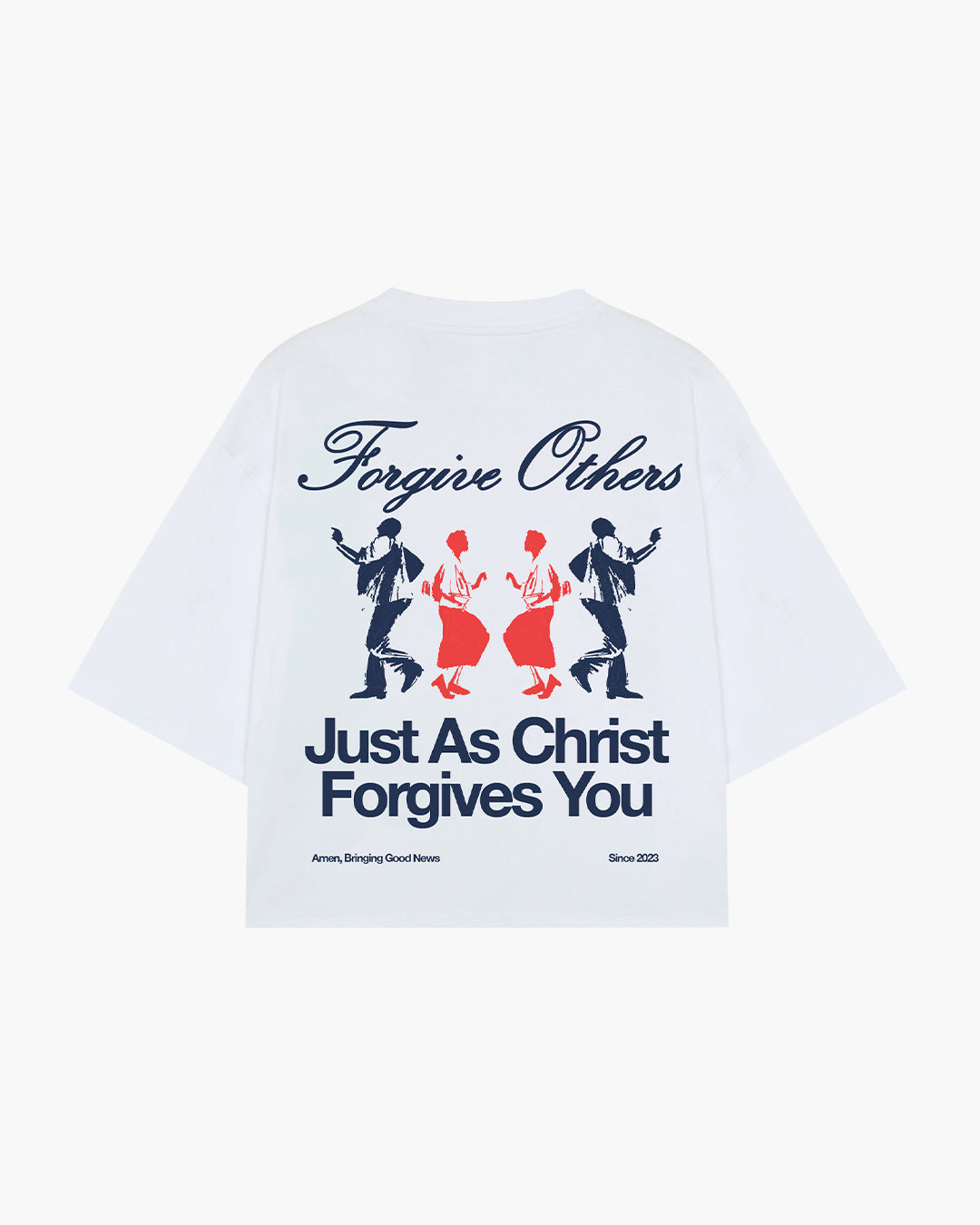 PSALMS 23:4 HEAVY BONE WHITE T-SHIRT