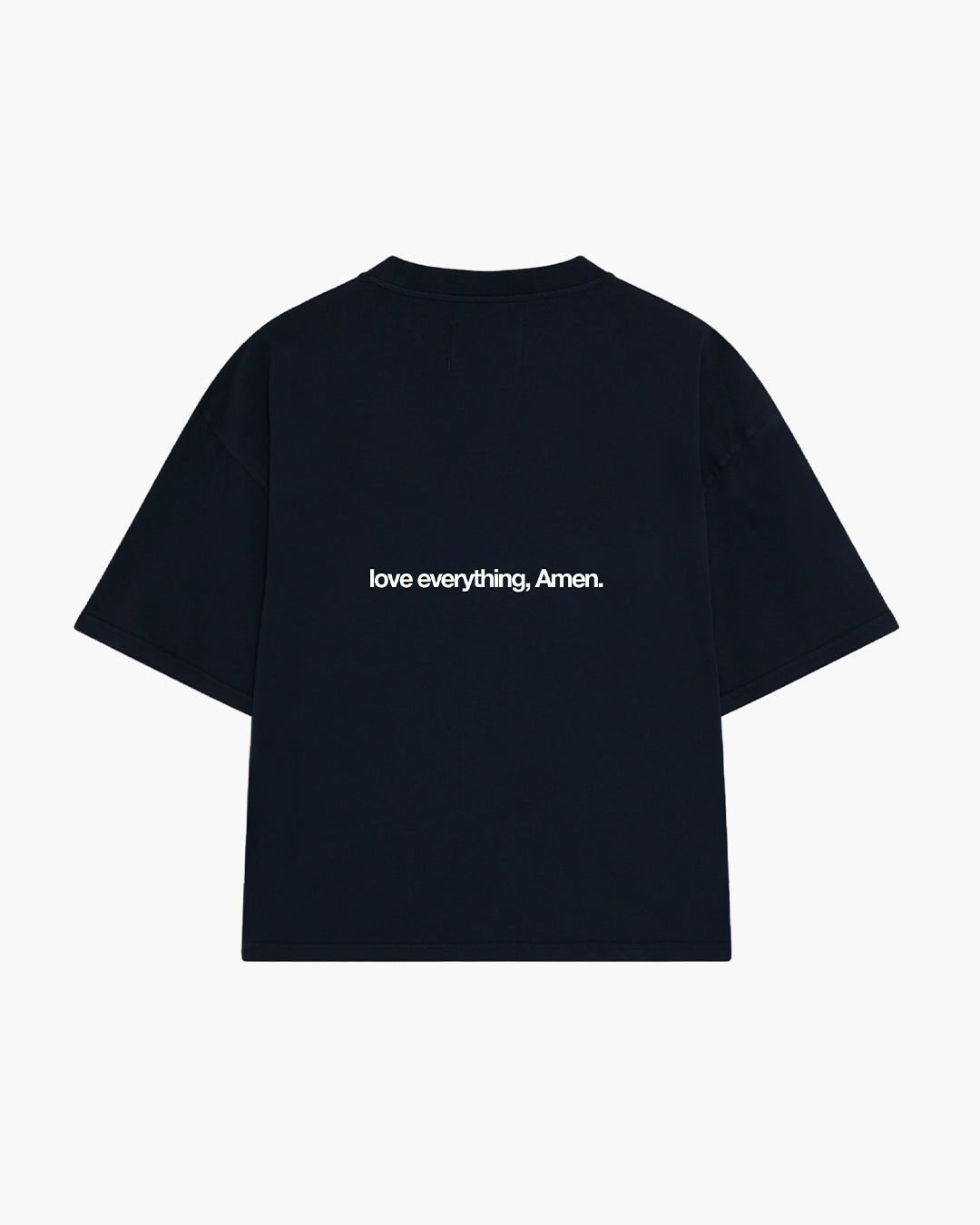 PSALMS 23:4 HEAVY BONE WHITE T-SHIRT