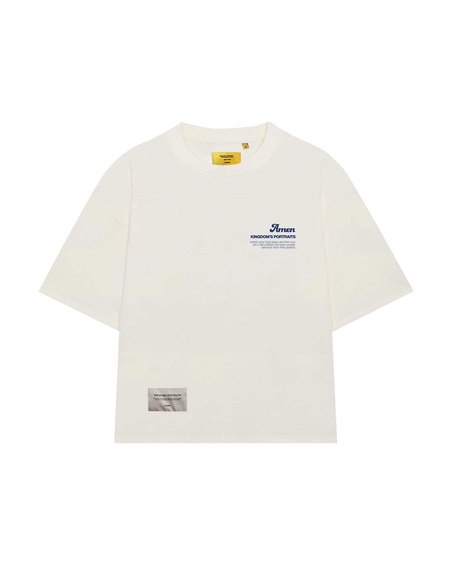 CAMISETA JESUS ​​OFF WHITE I JUST WANT TO BE LIKE