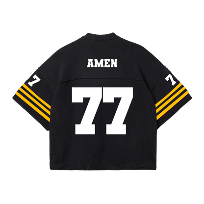 BLACK AMEN JERSEY