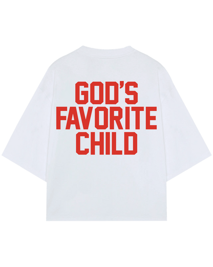 GOD'S FAVORITE CHILD OFF WHITE T-SHIRT
