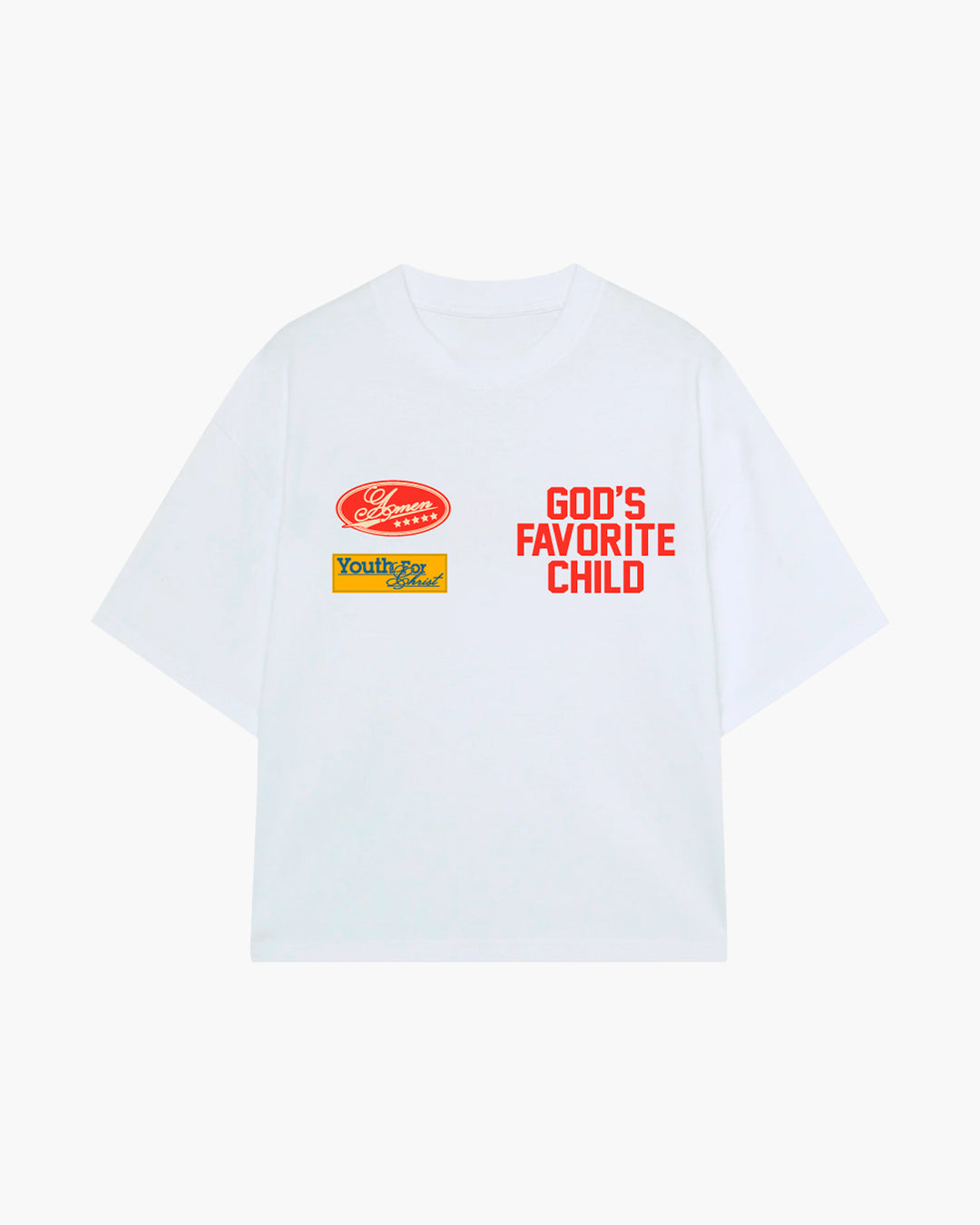 GOD'S FAVORITE CHILD OFF WHITE T-SHIRT