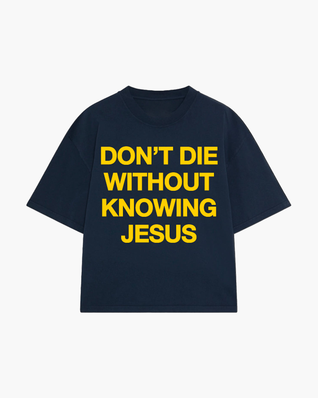 PSALMS 23:4 HEAVY BONE WHITE T-SHIRT