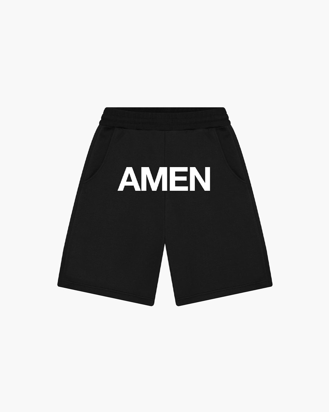 BLACK AMEN SWEATSHIRT JORTS