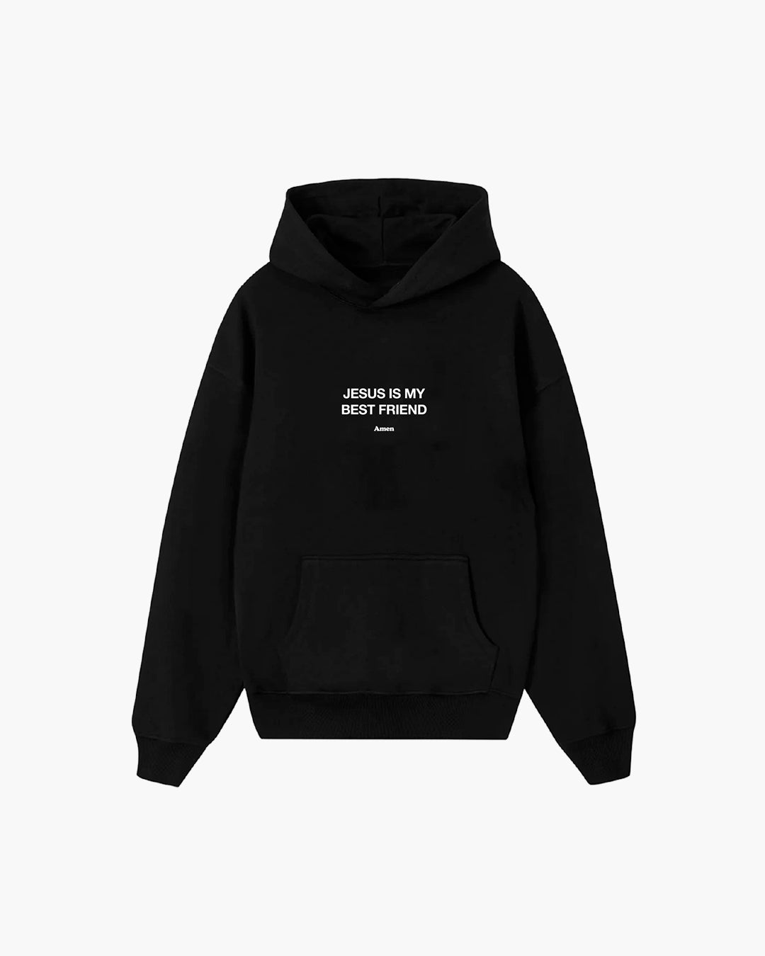 BLACK SWEATSHIRT JESUS ​​IS MY BEST FRIEND