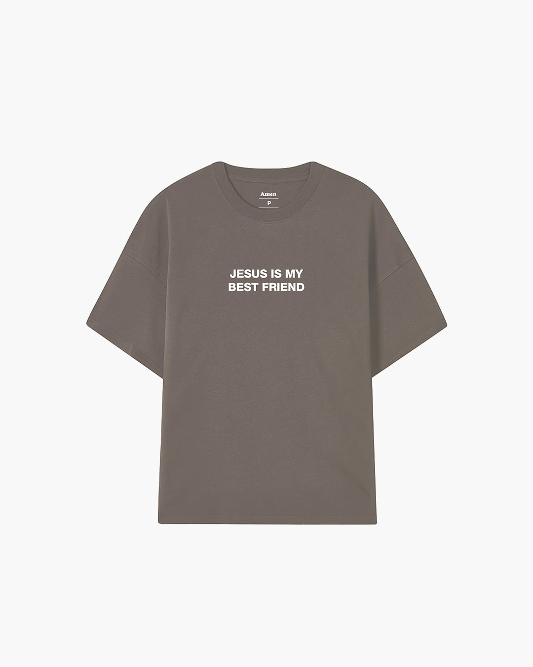 BROWN JESUS ​​IS MY BEST FRIEND T-SHIRT