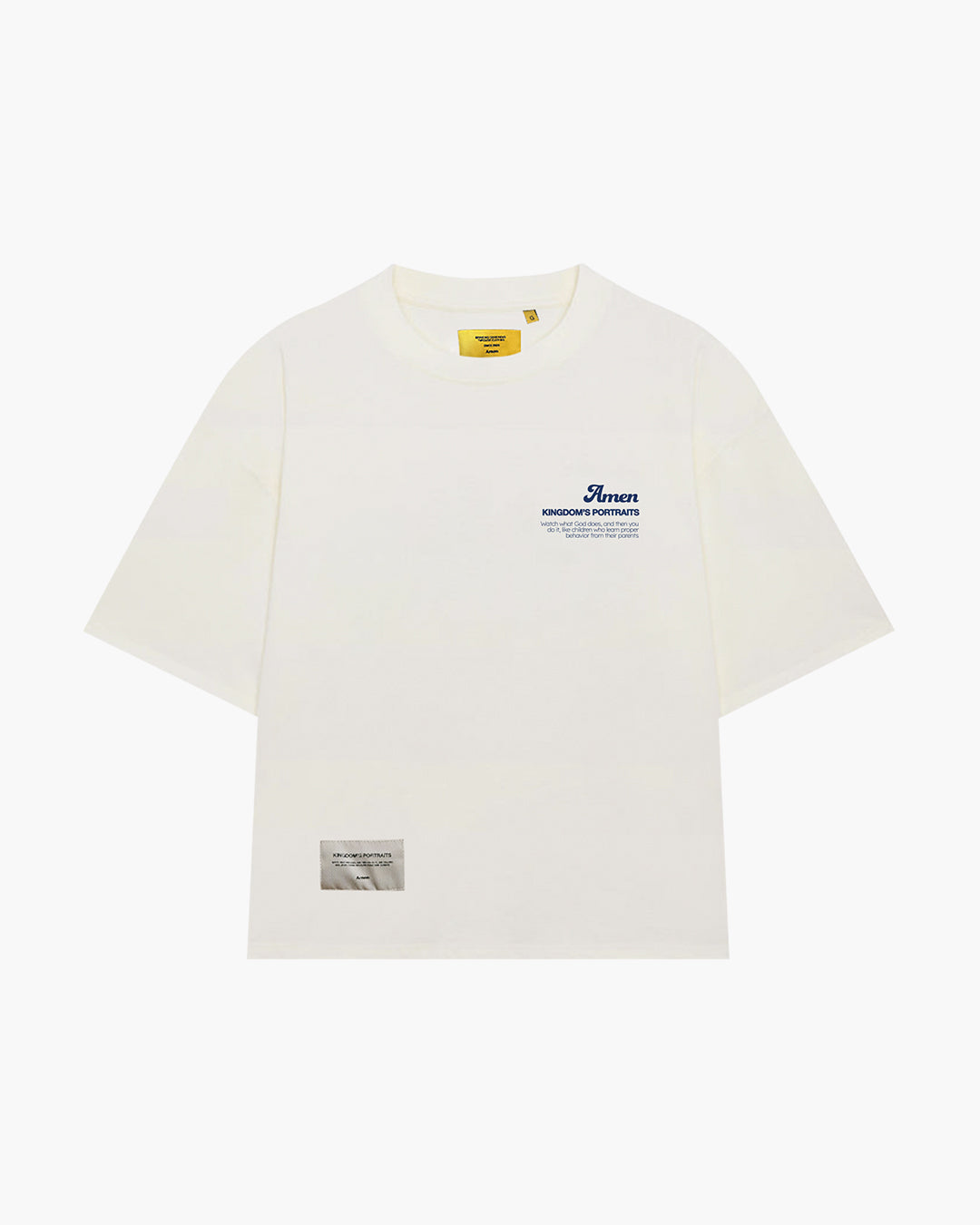 CAMISETA JESUS ​​OFF WHITE I JUST WANT TO BE LIKE