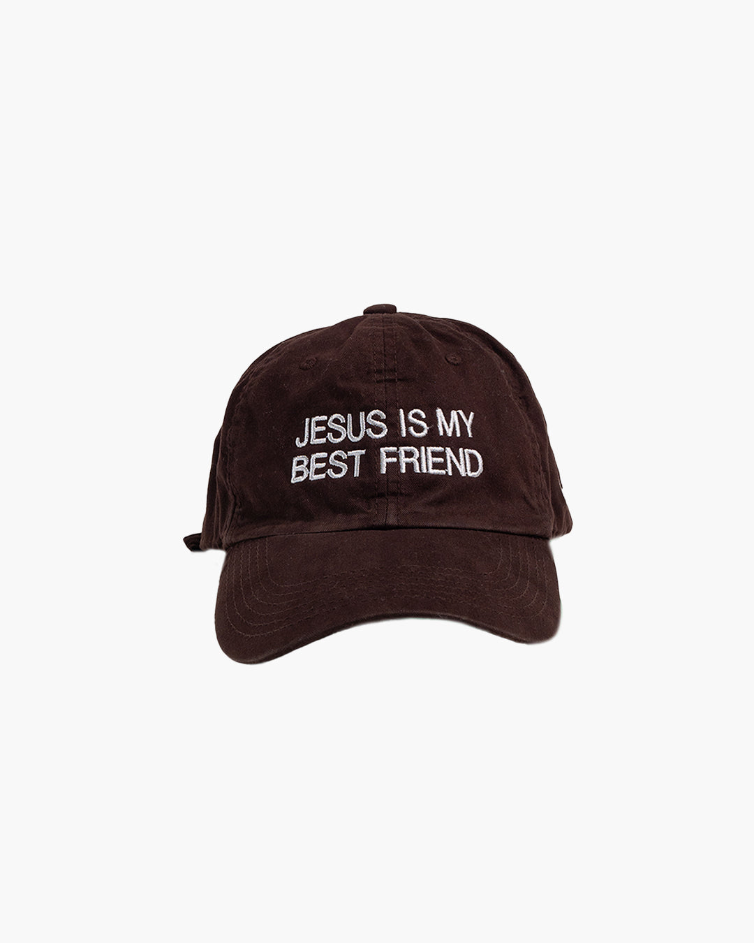 DAD HAT JESUS ​​IS MY BEST FRIEND BROWN