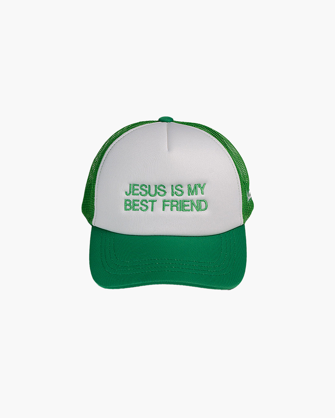 TRUCKER JESUS ​​IS MY BEST FRIEND GREEN CAP