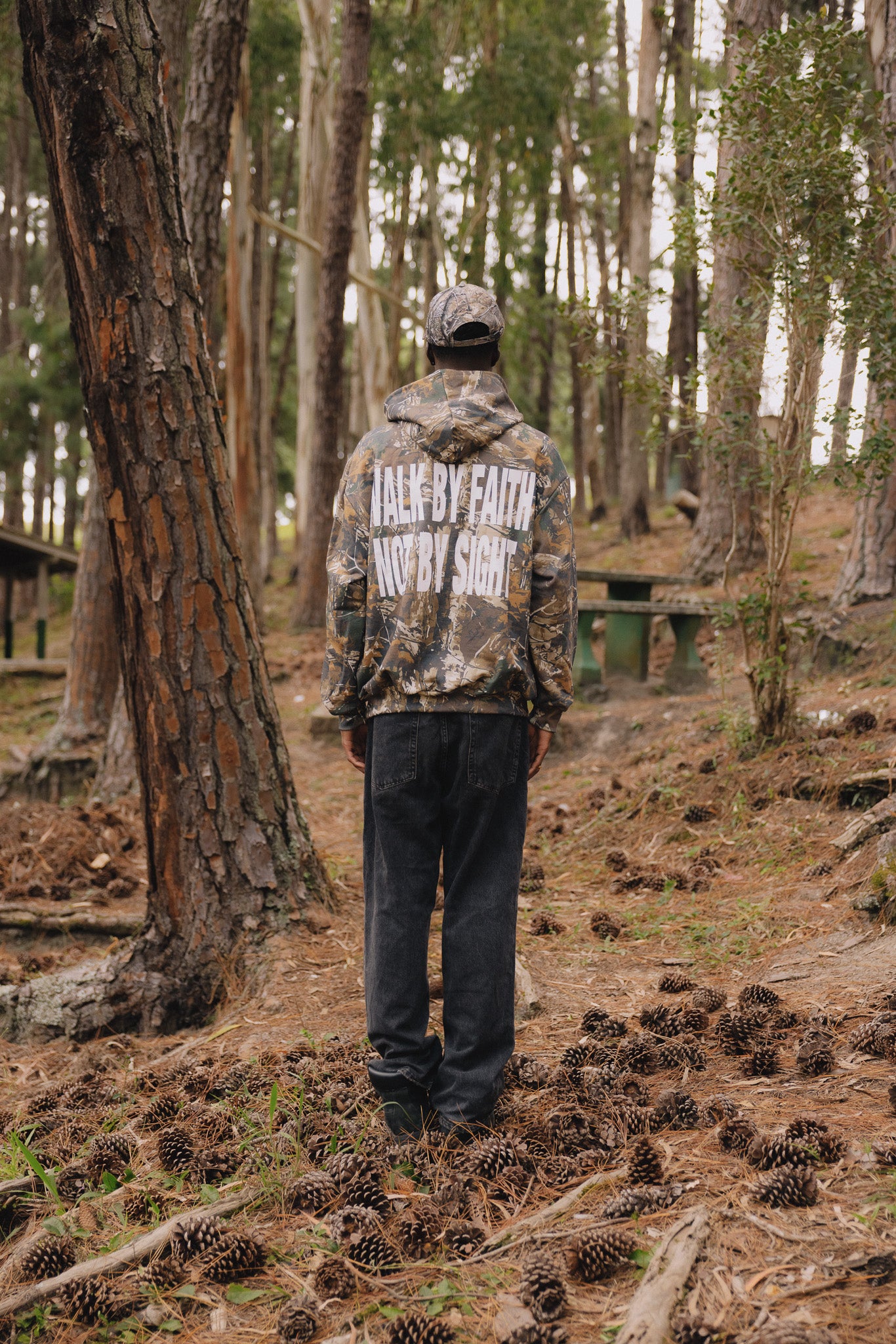 WALK BY FAITH CAMOUFLAGE SWEATSHIRT
