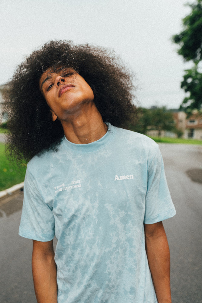 I JUST NEED JESUS ​​BLUE T-SHIRT
