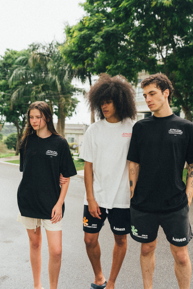 IF I HAVE JESUS ​​I HAVE EVERYTHING T-SHIRT BLACK