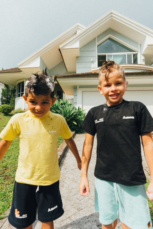 I JUST NEED JESUS ​​YELLOW KIDS T-SHIRT