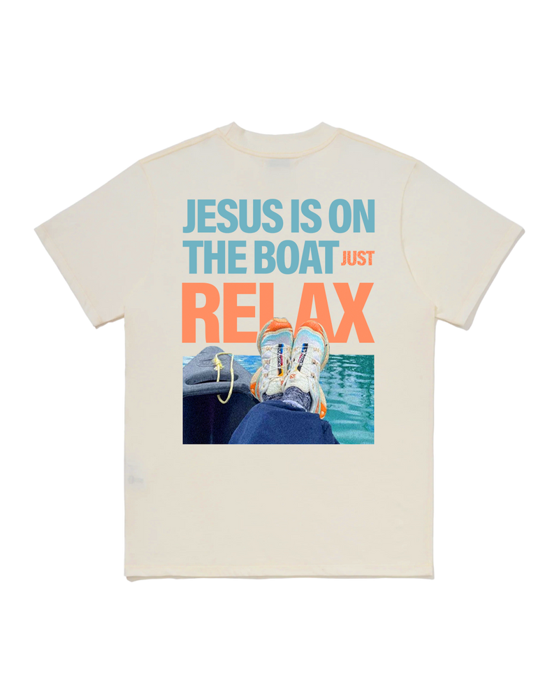 T-Shirt OFF WHITE JESUS ​​IS ON THE BOAT